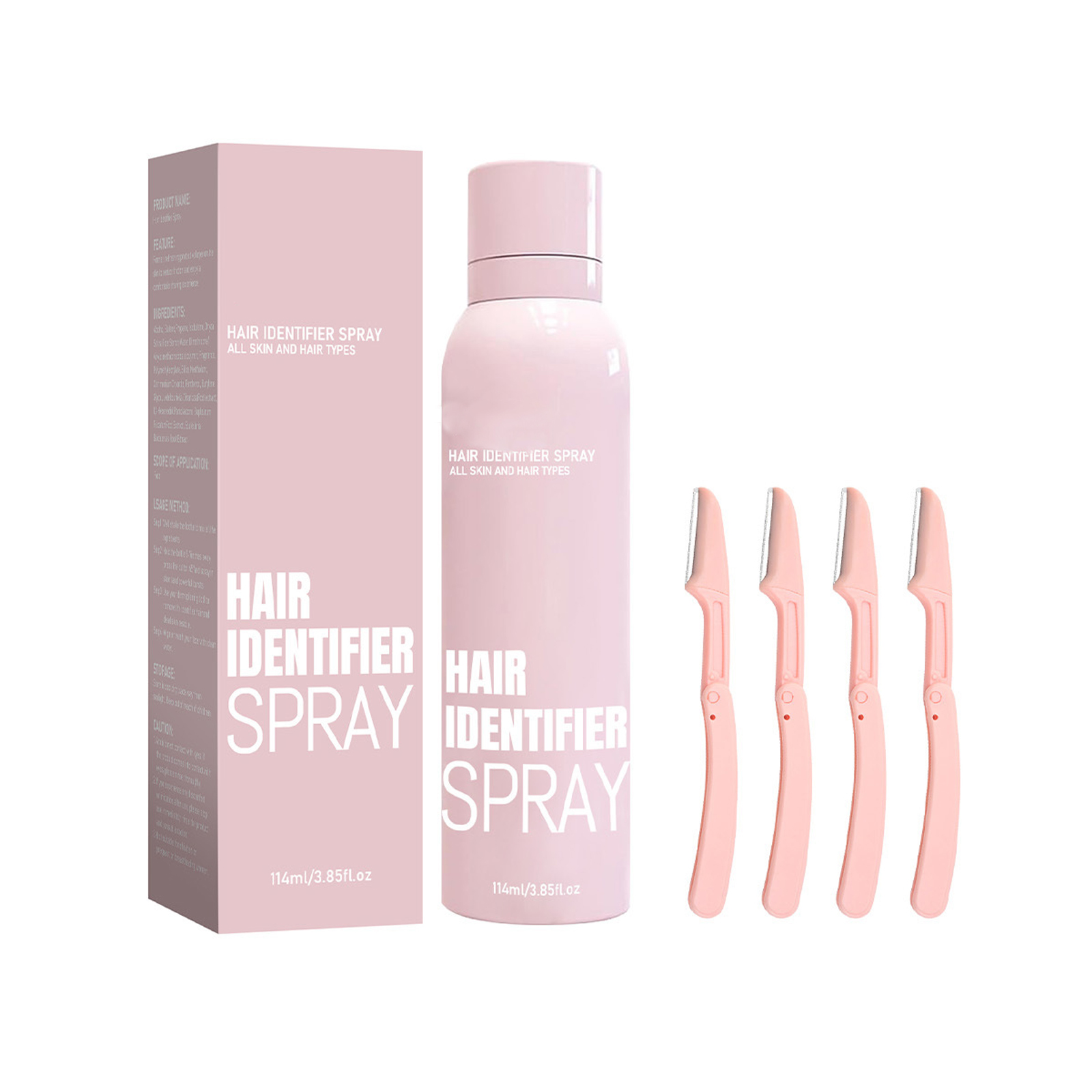 Wholesale Face Shaving Hair Removal Cream Moisturizing Hair Identifying Spray Dermaplaning Tool Kit