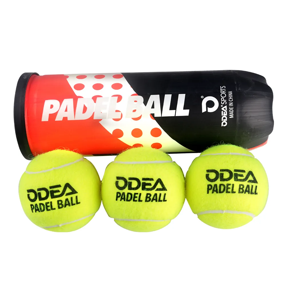 Factory Price OEM Resilience  Pressurized Professional Woven Felt Paddle Tennis Ball For Tennis Padel Court Sport
