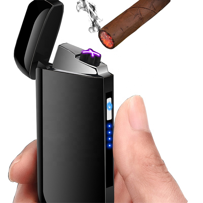 Перезаряжаемая ветрозащитная usb плазменная Зажигалка Быстрая доставка бесплатный образец