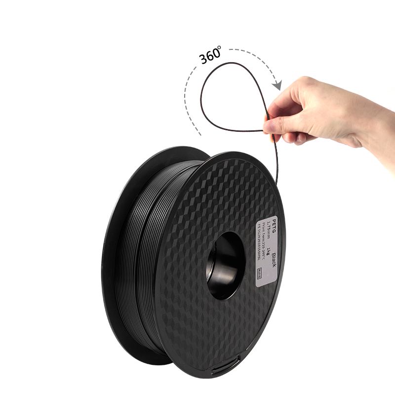 ISANMATE 3d нить petg нить fdm 3d принтер 1,75 черный цвет