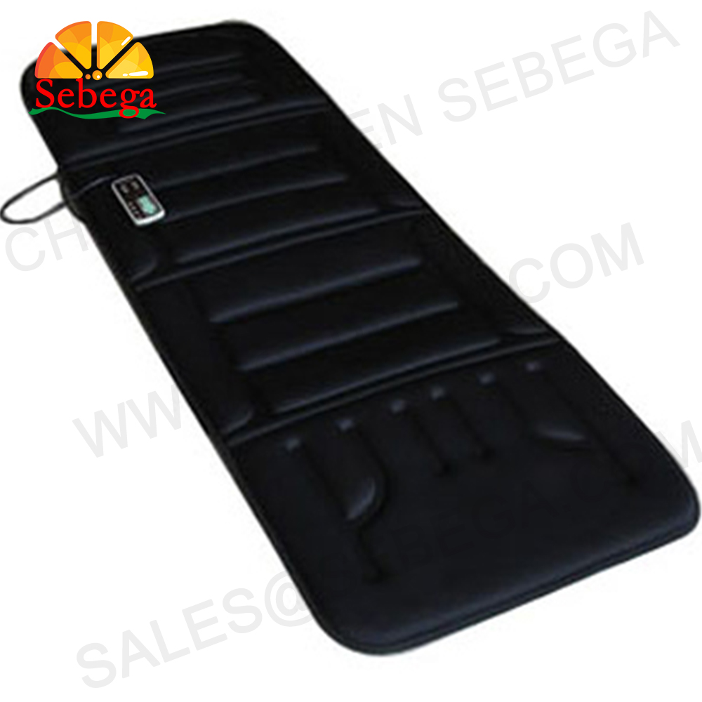 10 motors vibration heating seat pad Office chair vibrating massage cushion s mat with heated back massager pad
