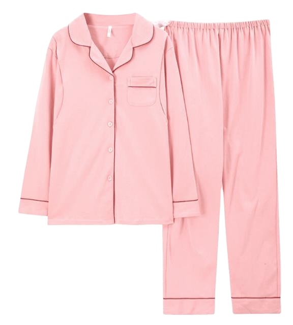 custom logo long sleeve casual loose cotton maternity pajama sets