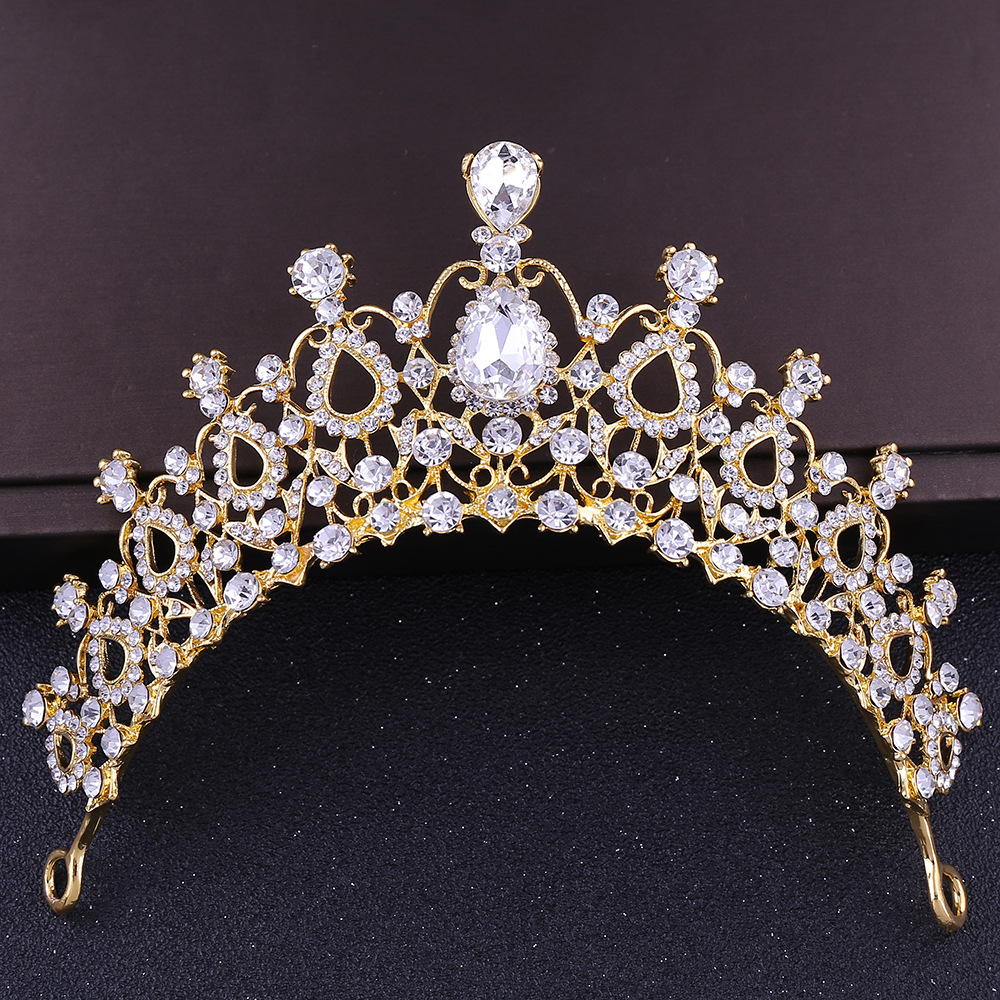 De Novias Bridal Hair Accessories Rhinestone Crystal Bling high quality wedding tiaras and crowns Diadem