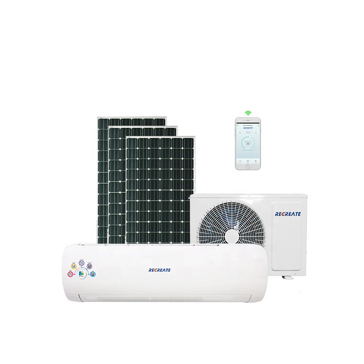 1HP 1.5HP 2HP 3HP AC/DC гибридный солнечный кондиционер с панели солнечных батарей для домашнего использования легко insatalltion