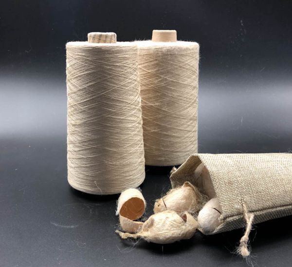 100% tussah Закрученная шелковая пряжа нормальное короткое волокно