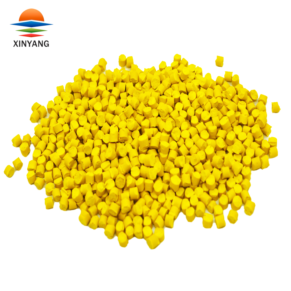 Теплостойкость желтый цвет PE HDPE мастербатч завод для бутылки