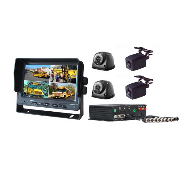 Высокое качество 4 канала 1080P канал Мобильный dvr mdvr с GPS 3G 4G Wifi RJ45 опционально
