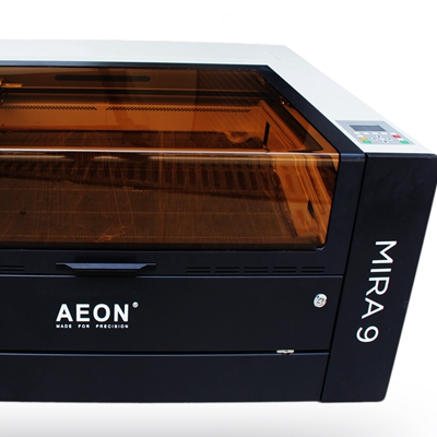 Лазерная гравировальная машина AEON MIRA9 CO2 9060, лазерная режущая машина с вытяжным вентилятором, USB-порт, Wi-Fi