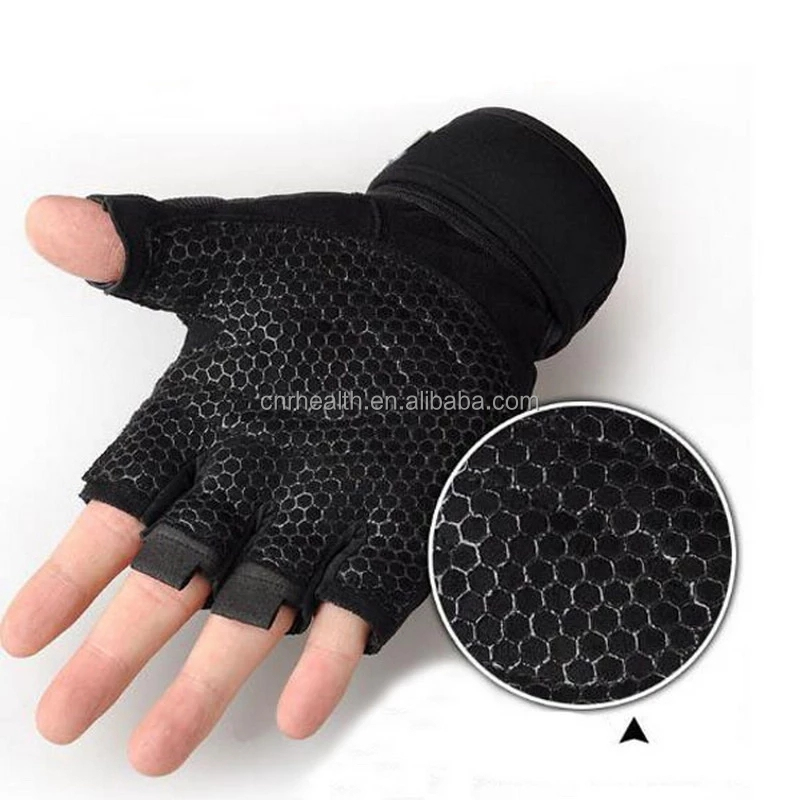 Factory price custom logo gloves gym workout fitness copper compression gloves