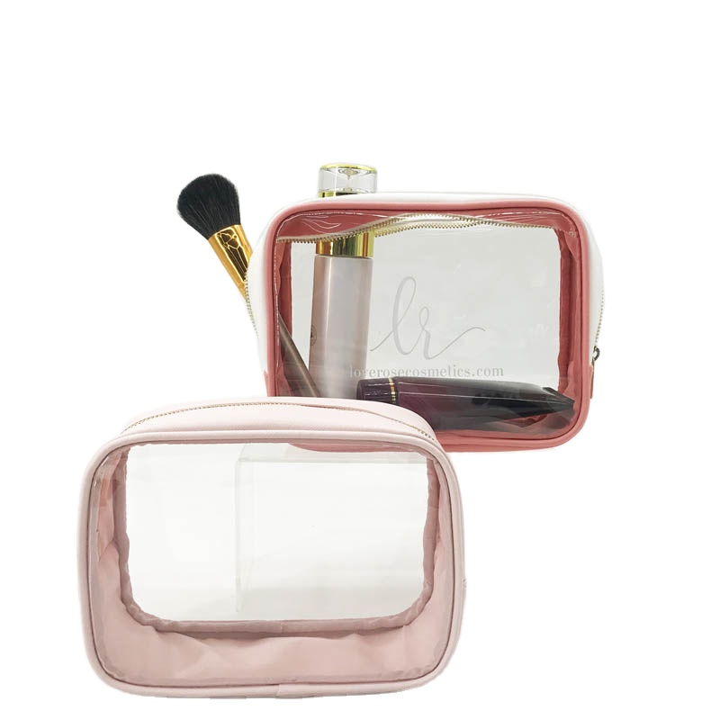 Clear PVC Bag Transparent Zipper Travel PVC Cosmetic Bag