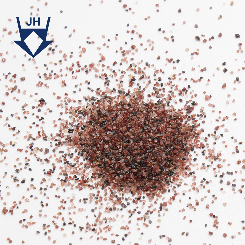 ISO 9001 Certified Export Egypt Sand Blasting Rhodolite Garnet Sand