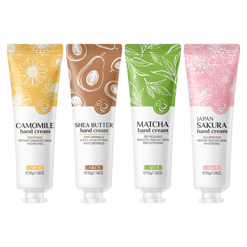 Chamomile Shea Butter Hand Cream Smoothing Anti-Wrinkle Brightening Nourishing Whitening Cream