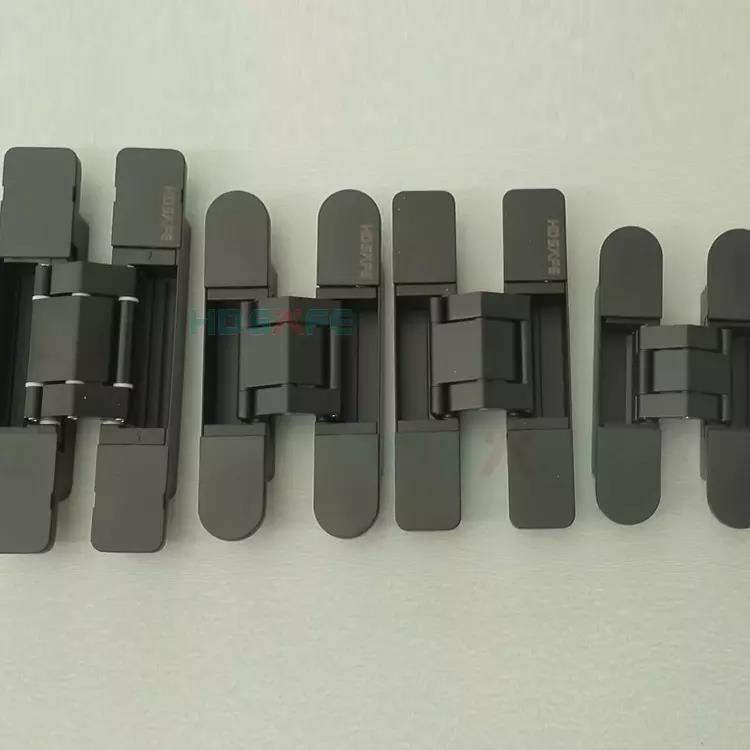 Скрытое крестовое оборудование из сверхпрочного дерева, невидимый дверной шарнир, 3d регулируемый скрытый дверной шарнир