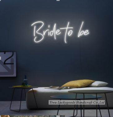 LED210730-1 высокое качество luckygoods личные письма неоновая подсветка для свадебной вечеринки декор