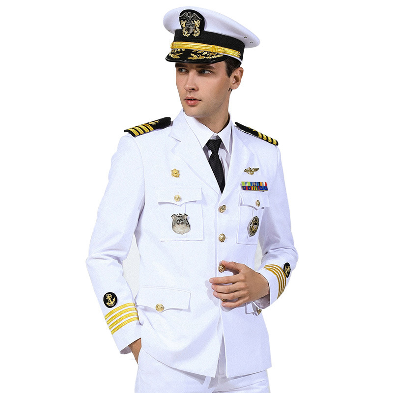 Unisex High Quality Polyester Ceremonial Uniform for Adults for Work & Officers Includes Lanyards