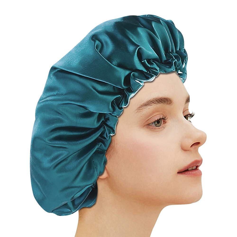 NO MOQ Sample Free custom hair bonnet satin silk bonnet with custom logo