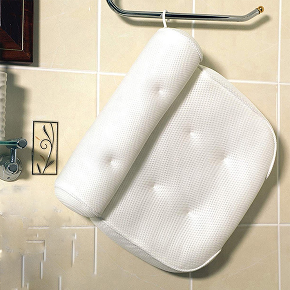 Factory Direct Sale Non-Slip 3d Breathable Washable Bath Pillow