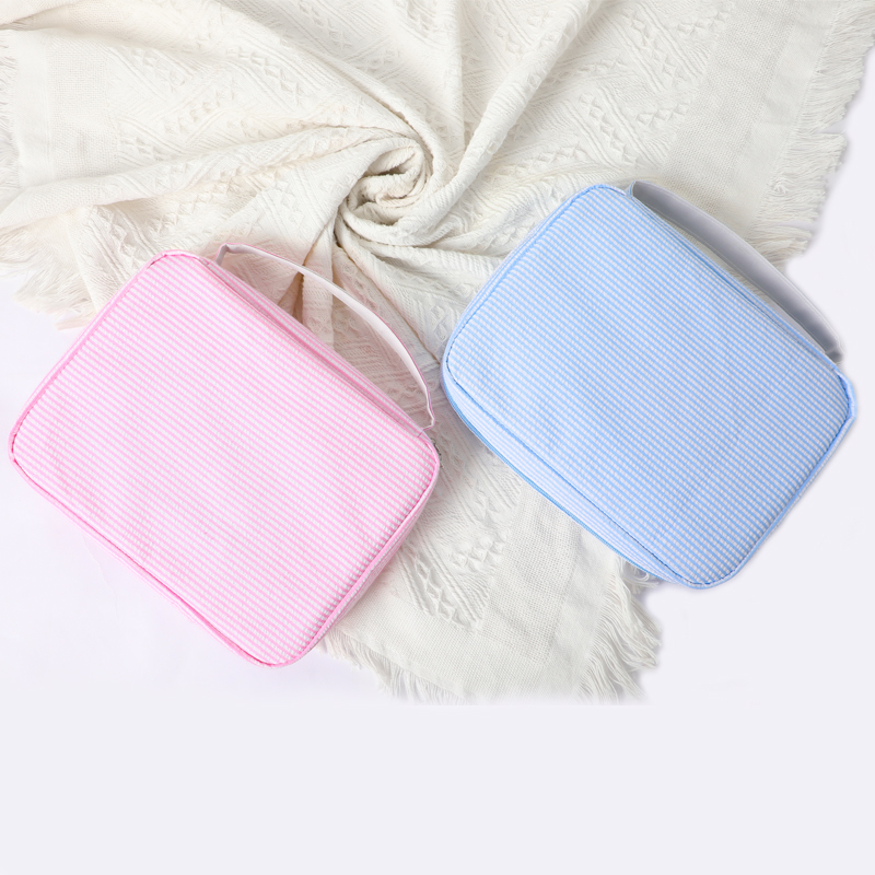 Monogrammed Custom Book Bags Библия случай сублимации Blank Seersucker Библия Обложка с ручкой
