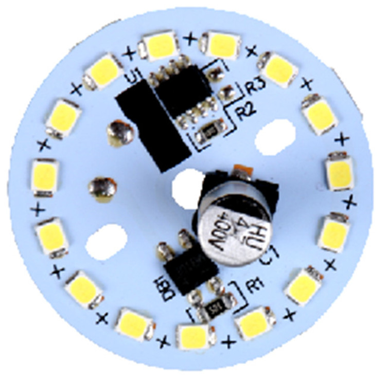 Лм/Вт без мерцания AC DOB LED MCPCB без драйвера для 9 Вт лампового светильника