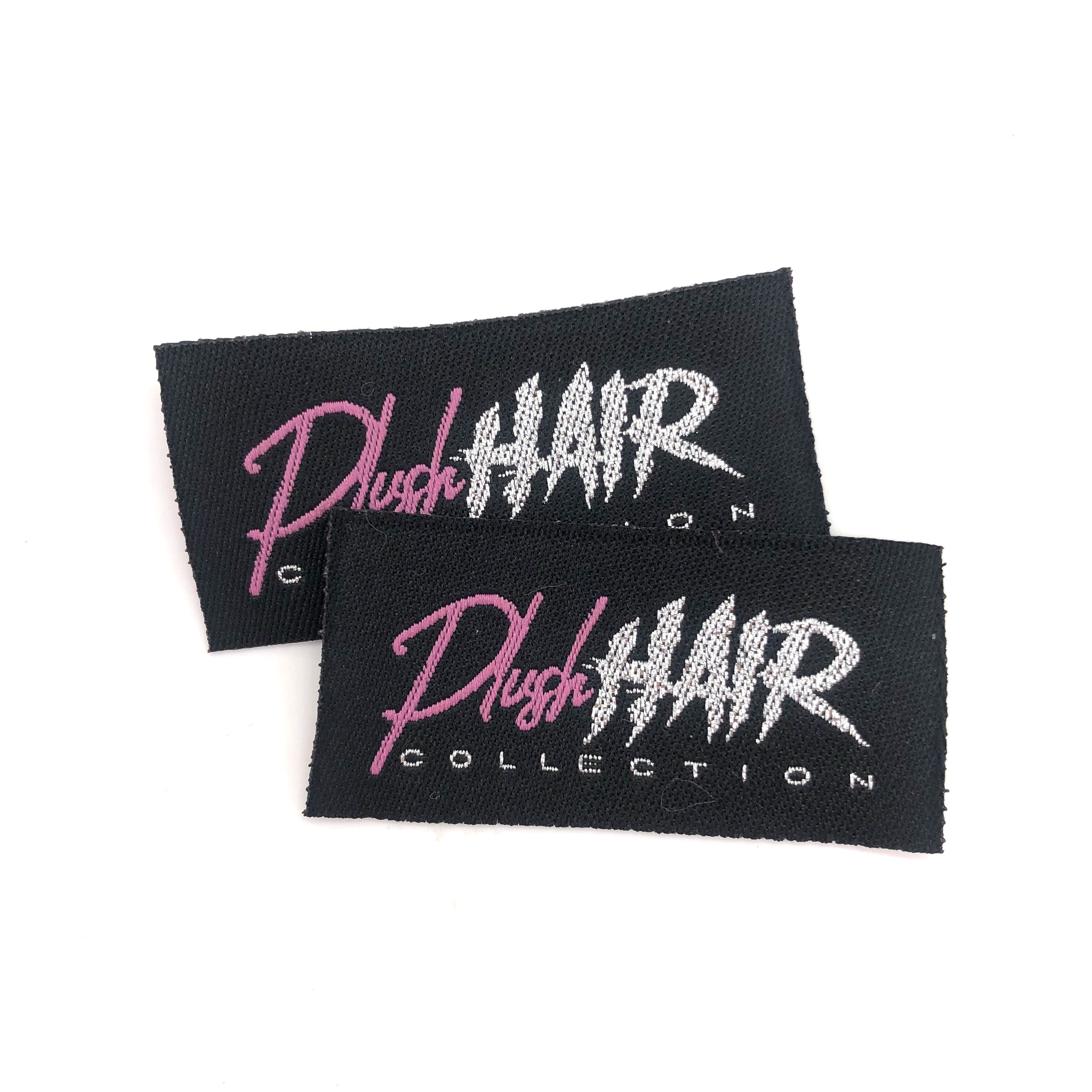 High Quality Custom Private High Density Damask Main Woven Label Tag For Clothing