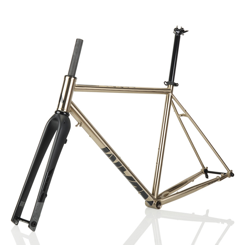 GX5300 gravel cross-country road Gravel steel frame road disc brake barrel axle CX frame 700C