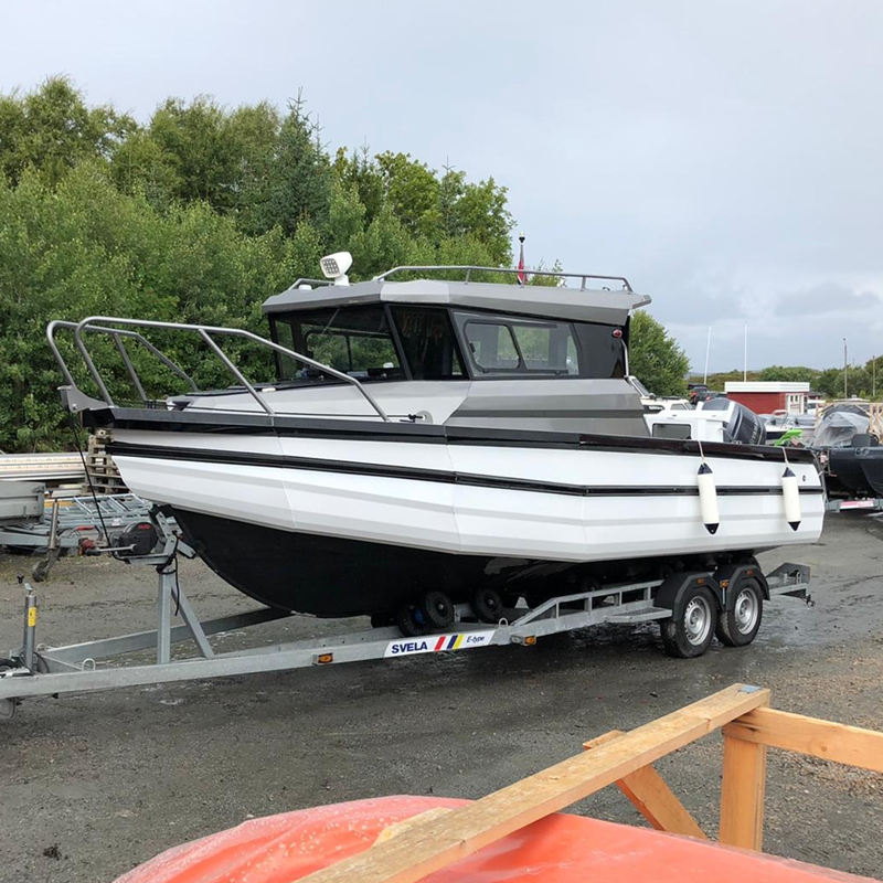Sea king 7,5 m easy craft 2500 Ultracab алюминиевая лодка для рыбалки