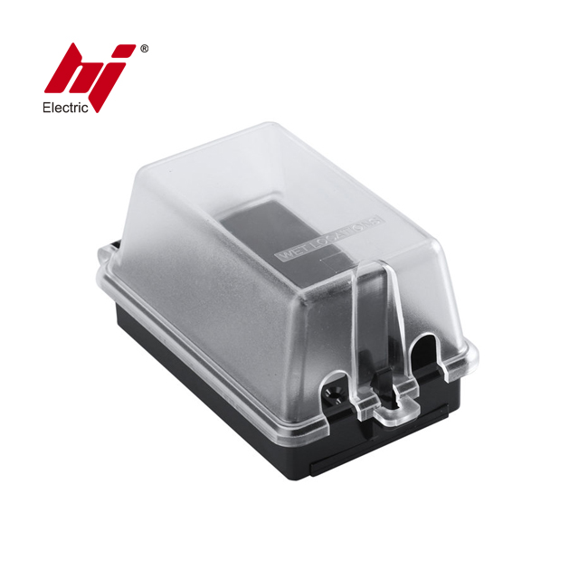 One Gang Plastic Weatherproof In Use Electrical Power Outlet Cover Outdoor Plug and Receptacle Protector