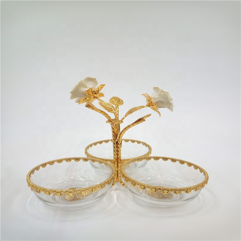 Factory Multifunctional 3 Pcs Acrylic Sugar bowl and Dishes for Dining Table
