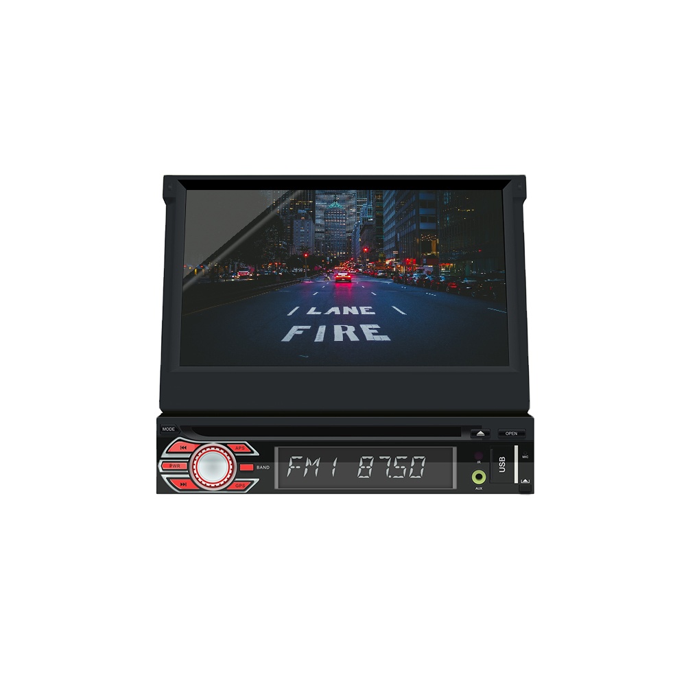 Автомобильный мультимедийный DVD-плеер 1 Din на Android с радио-навигацией и Gps, 7 дюймов