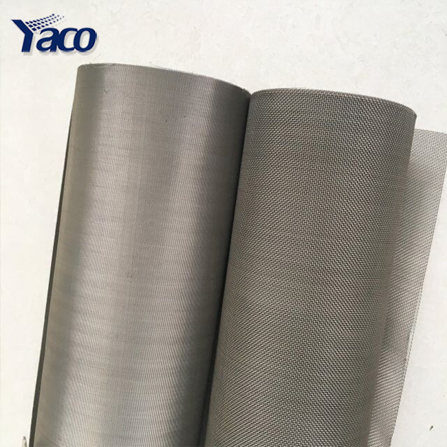 food grade 20x20 50x50 150x150 micron 304 316l stainless steel flexible filter mesh roll