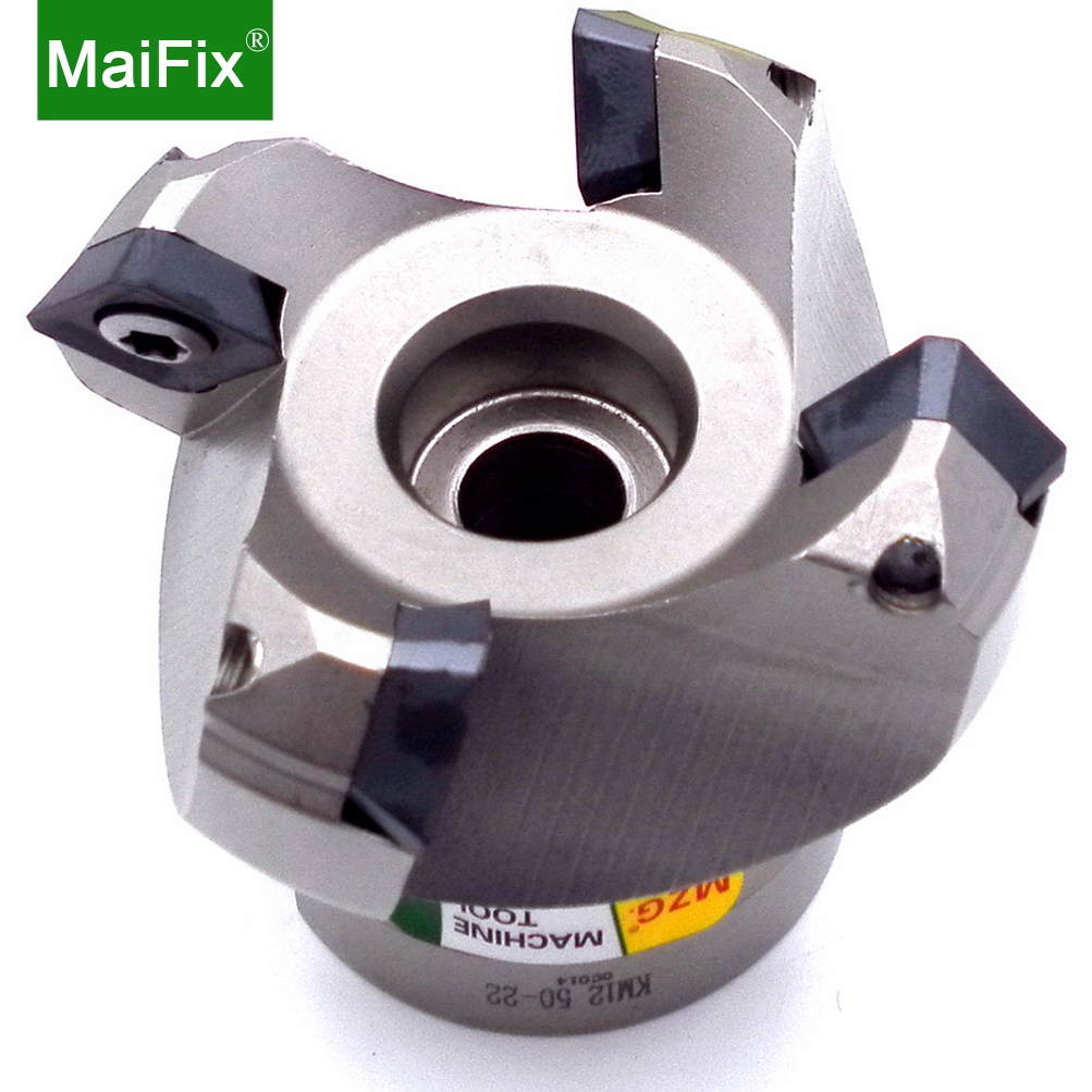 Твердосплавные вставки Maifix KM12R SEKT1204, Зажимная быстродействующая торцевая фреза KM, сталь, 45 градусов, торцевые фрезы