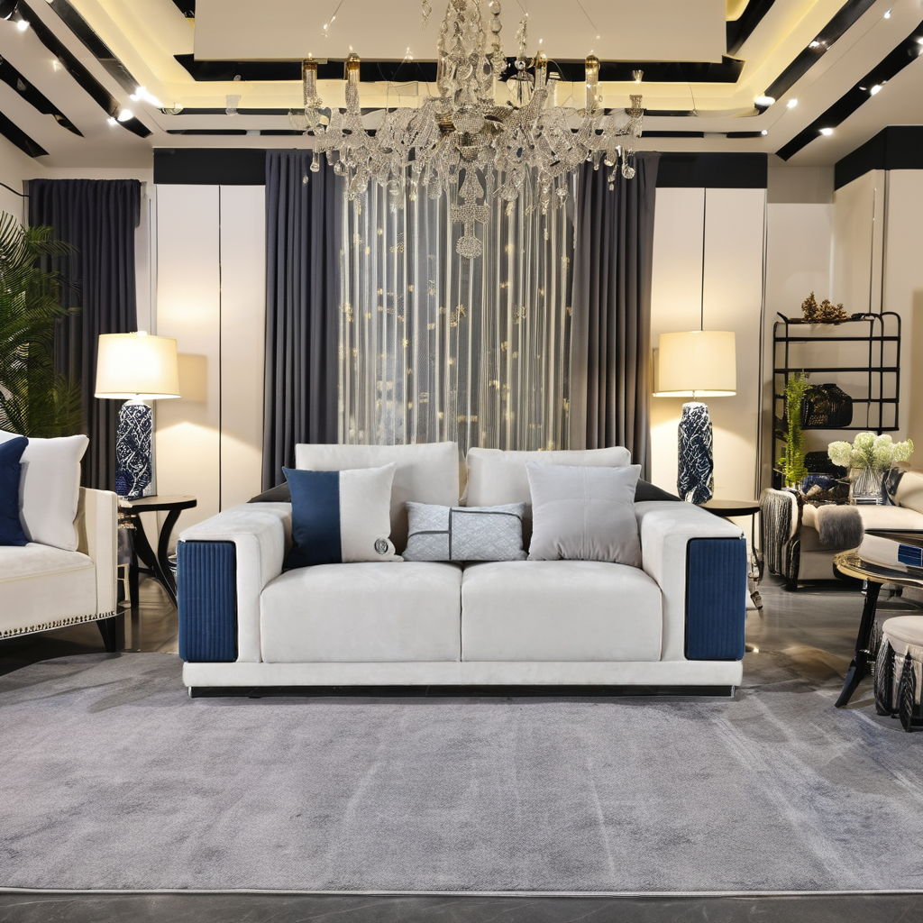 New Luxury Interior High-end Modern Living Room Leather Sofa Furniture