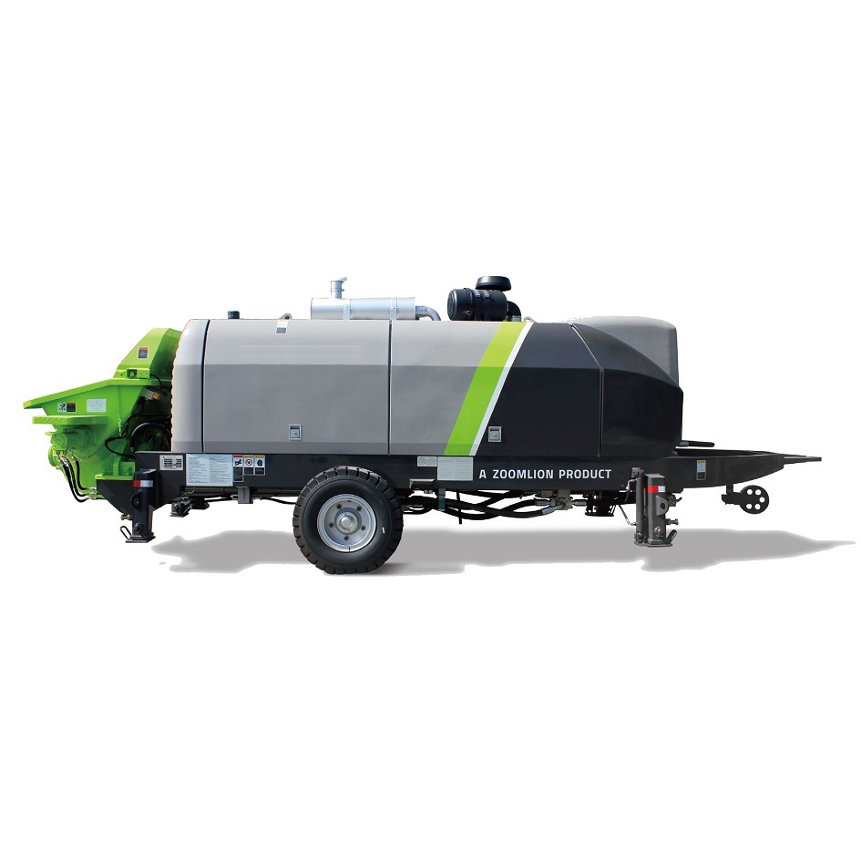 ZOOMLION HBT80.16.174RSU Concrete Stationary Pump Used Concrete Pump Trailer Pump Refurbished