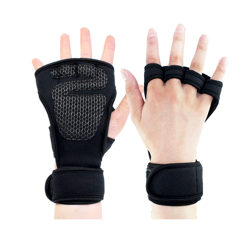 Eco-friendly custom logo gym fitness hand weight lifting gloves for training