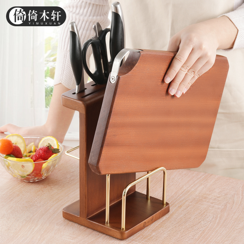 2021 New Wholesale High Quality Wooden Handle Kitchen Fork Knife Rests Storage Hold For The Table