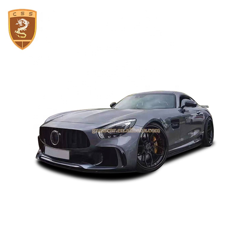 PD стиль автомобильный передний бампер комплект губ кузова для Mercedes Bens Amg Gt части кузова автомобиля