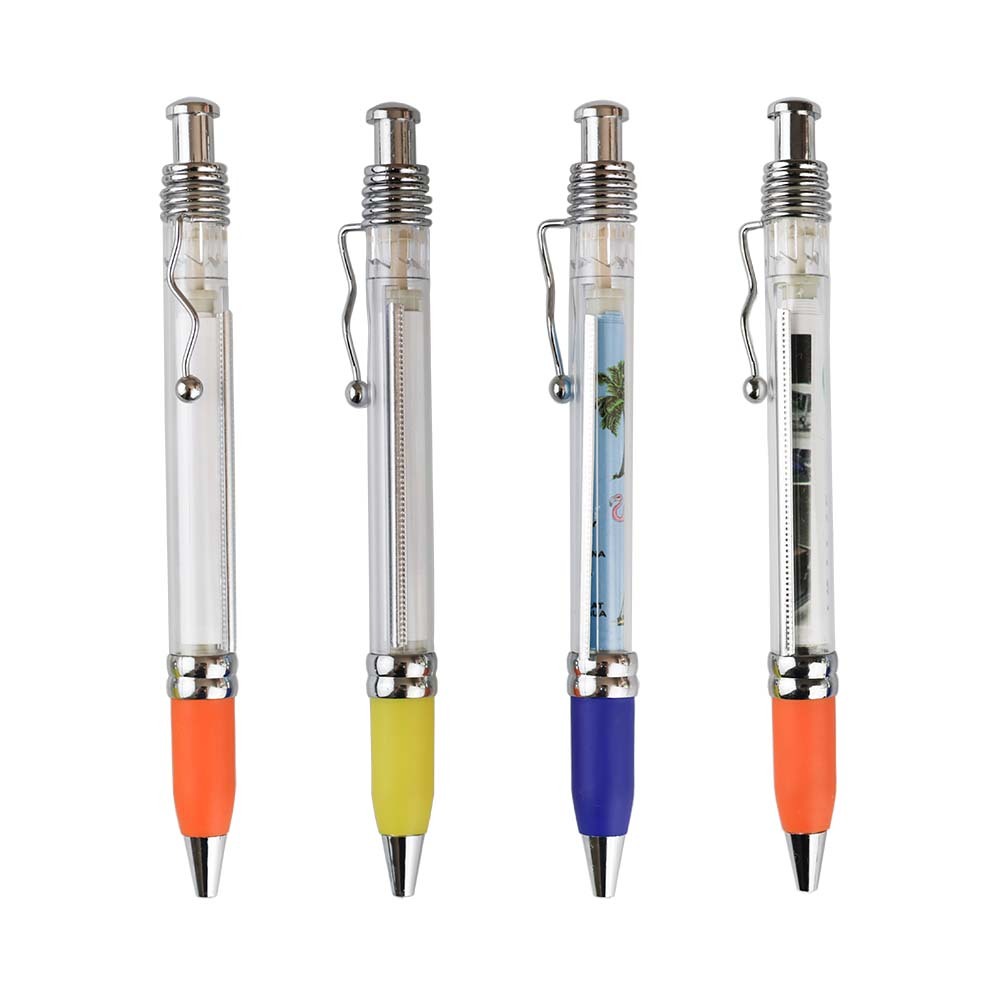 GemFully Personalized Sublimation Writing Advertising Banner Pen Plastic logo Pen for Promotional Gift
