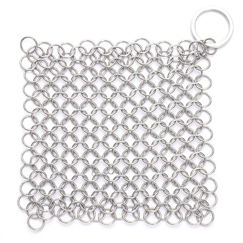 Скруббер Chainmail из нержавеющей стали 316 с одним кольцом для очистки кастрюль
