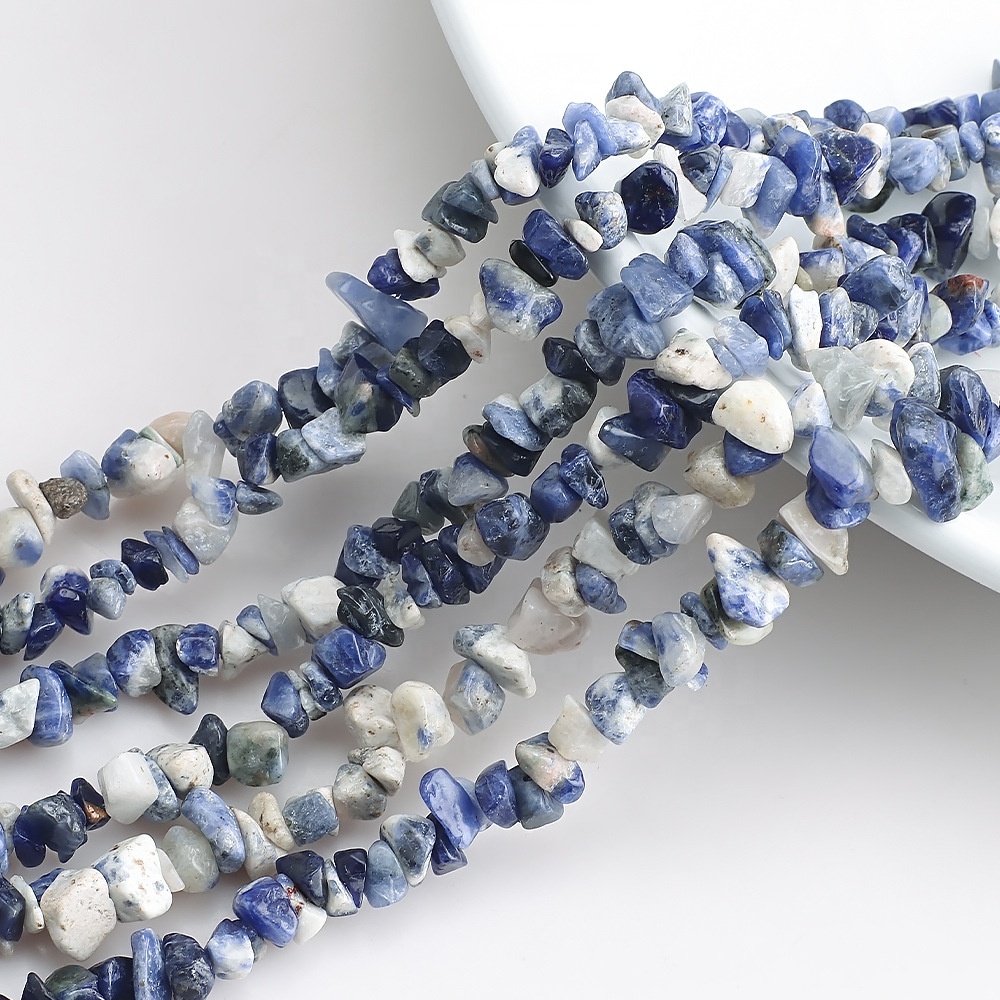 Assorted Colorful Natural Shell Ruby/Emerald/Sapphire Tumbled Gravel Chips Bracelet Beads For Jewelry Making Charms DIY Crafts
