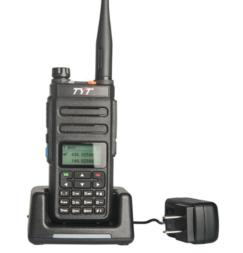 Dmr цифровой радио иди и болтай walkie talkie TYT MD-760 Полиция цифровой приемник сканер радио