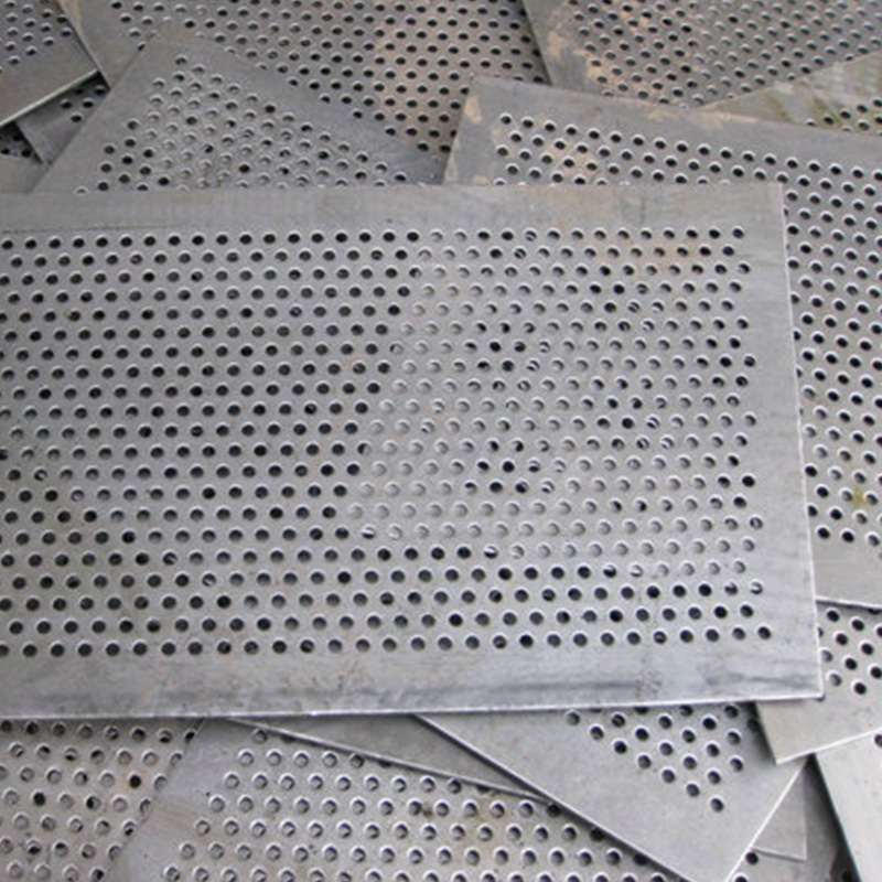 Manufacturer round hole perforated metal mesh hexagonal hole metal sheet