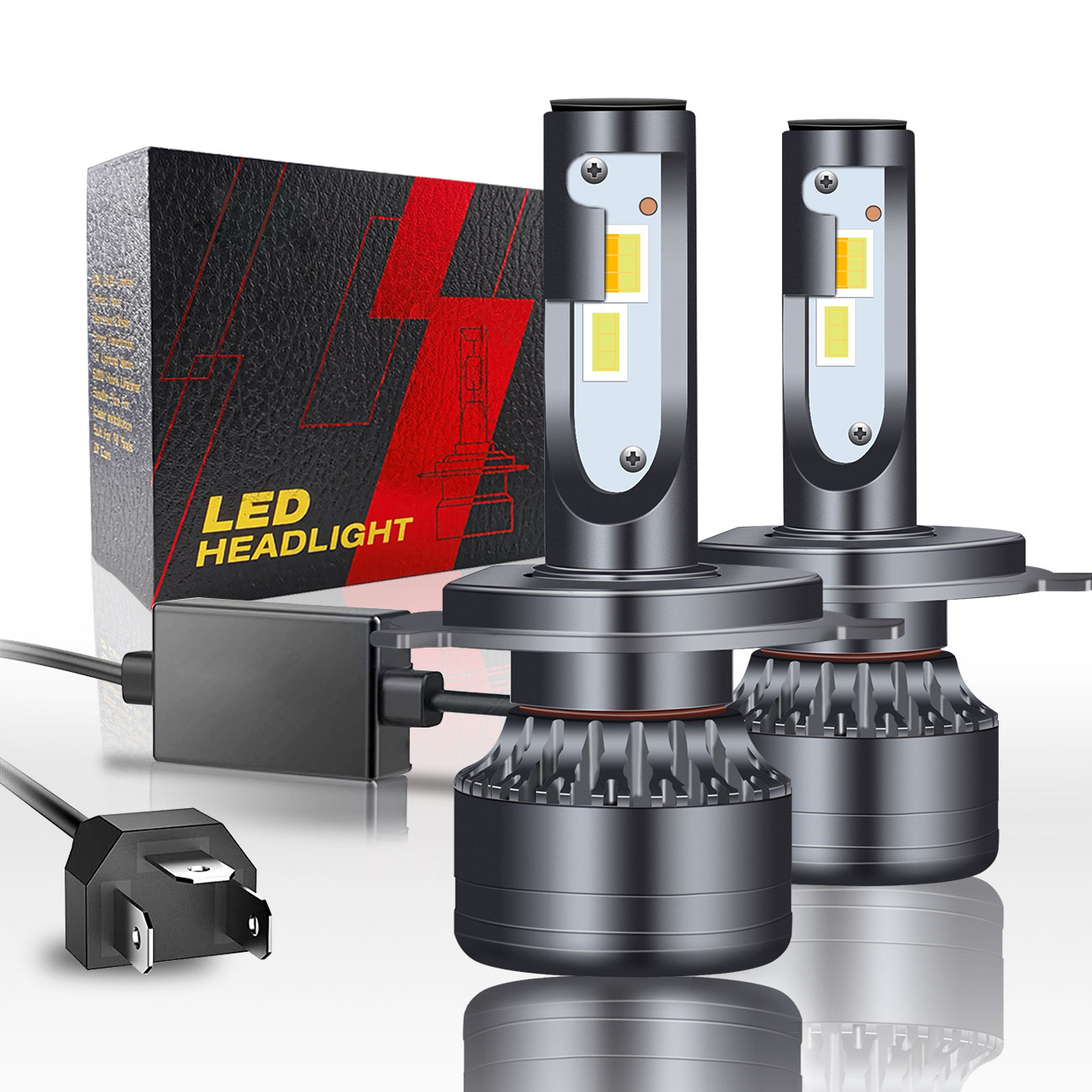 2021 Светодиодная лампа для автомобильных фар h4 led