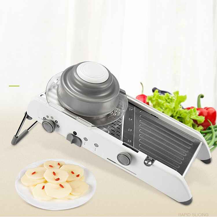 BBA82 Home Multi-function Stainless Steel Vegetable Cutter Shred Artifact Grater Kitchen Potato Slicer Shredder