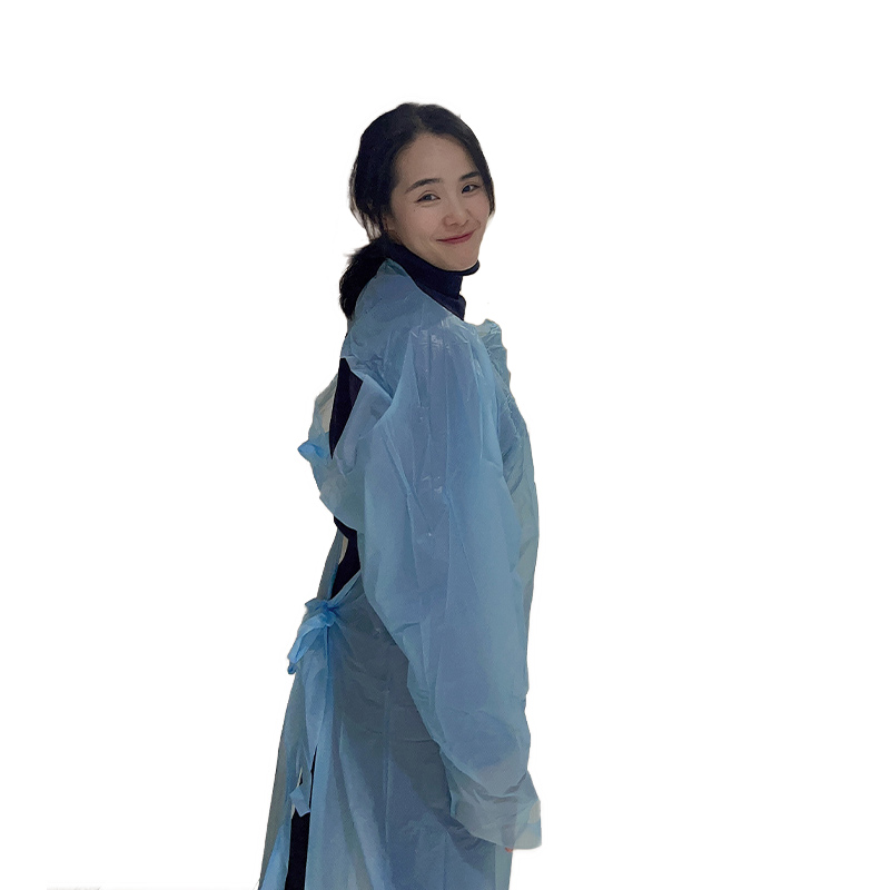 Medical Isolation Gown Coverall Suit Medical Protective Clothing Good Supplier Disposable Adult Ce Blue Dress 3 Years