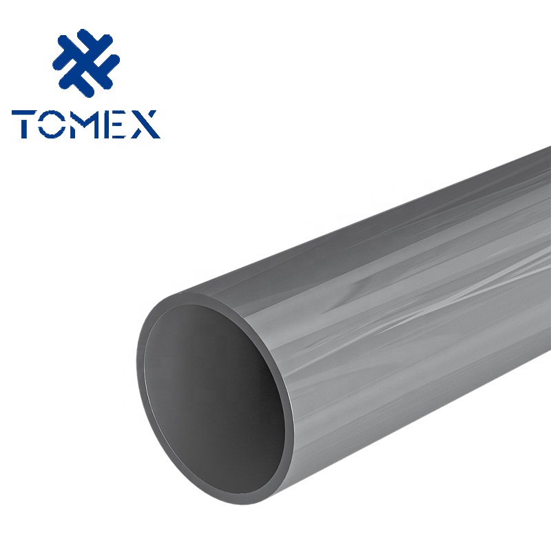 U-PVC труба ASTM D1785 SCH40 & SCH 80 NSF, сертифицированная 1/2 '' - 6'' дюймовая труба из ПВХ sch40 со скошенным концом для водоснабжения