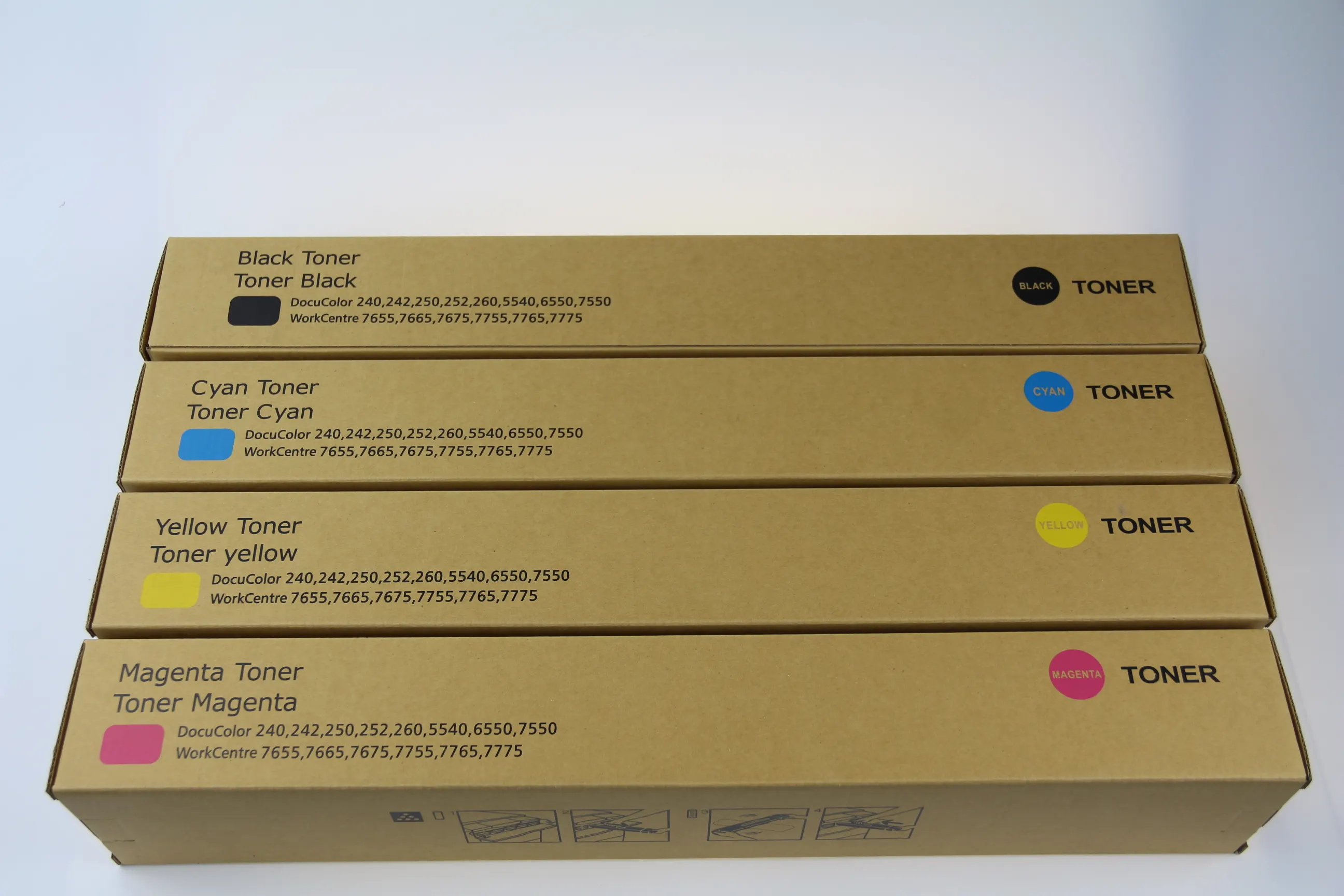 Factory Price High Quality Compatible Color Xeroxs DC240 Toner For Copier Docucolor 240 242 250 252 260 Toner Cartridge