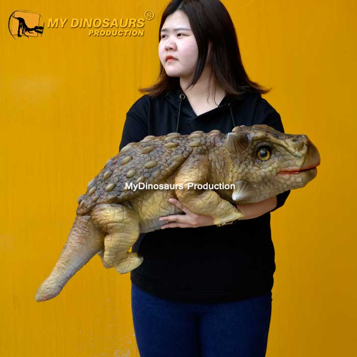 MY DINO Hot Sale Animatronic Ankylosaurus Dinosaur Hand Puppet