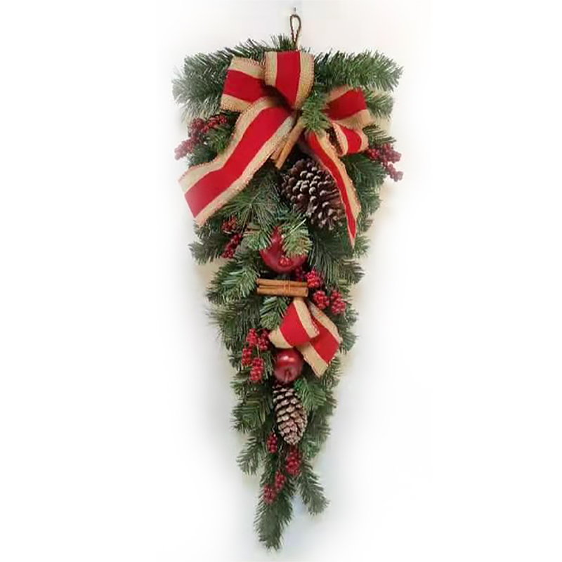 garland christma pine christmas pines teardrop Christmas decorations