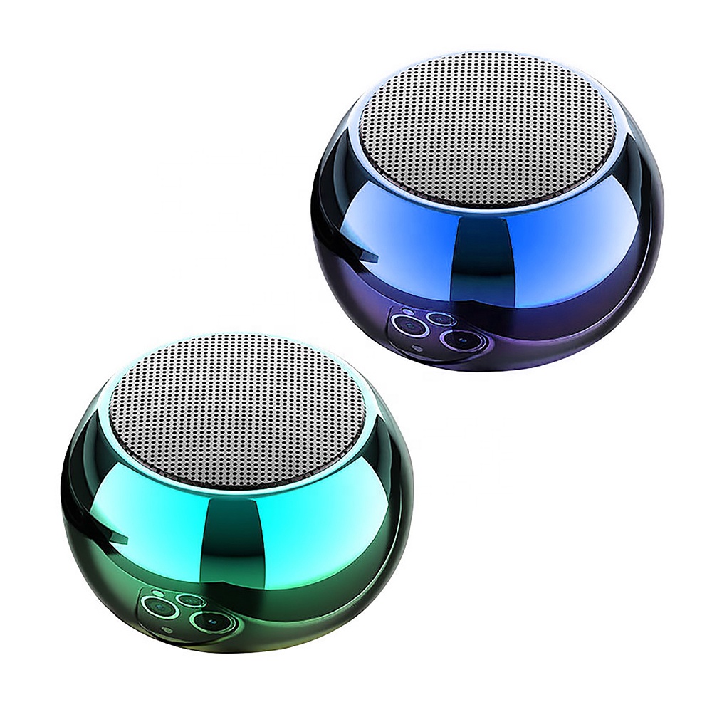 Amazon 2020 Новинка HiFi стерео Бас Звуковая коробка колонки металлическая Портативная колонка музыкальная Фабрика оптовая продажа мини Беспроводная колонка