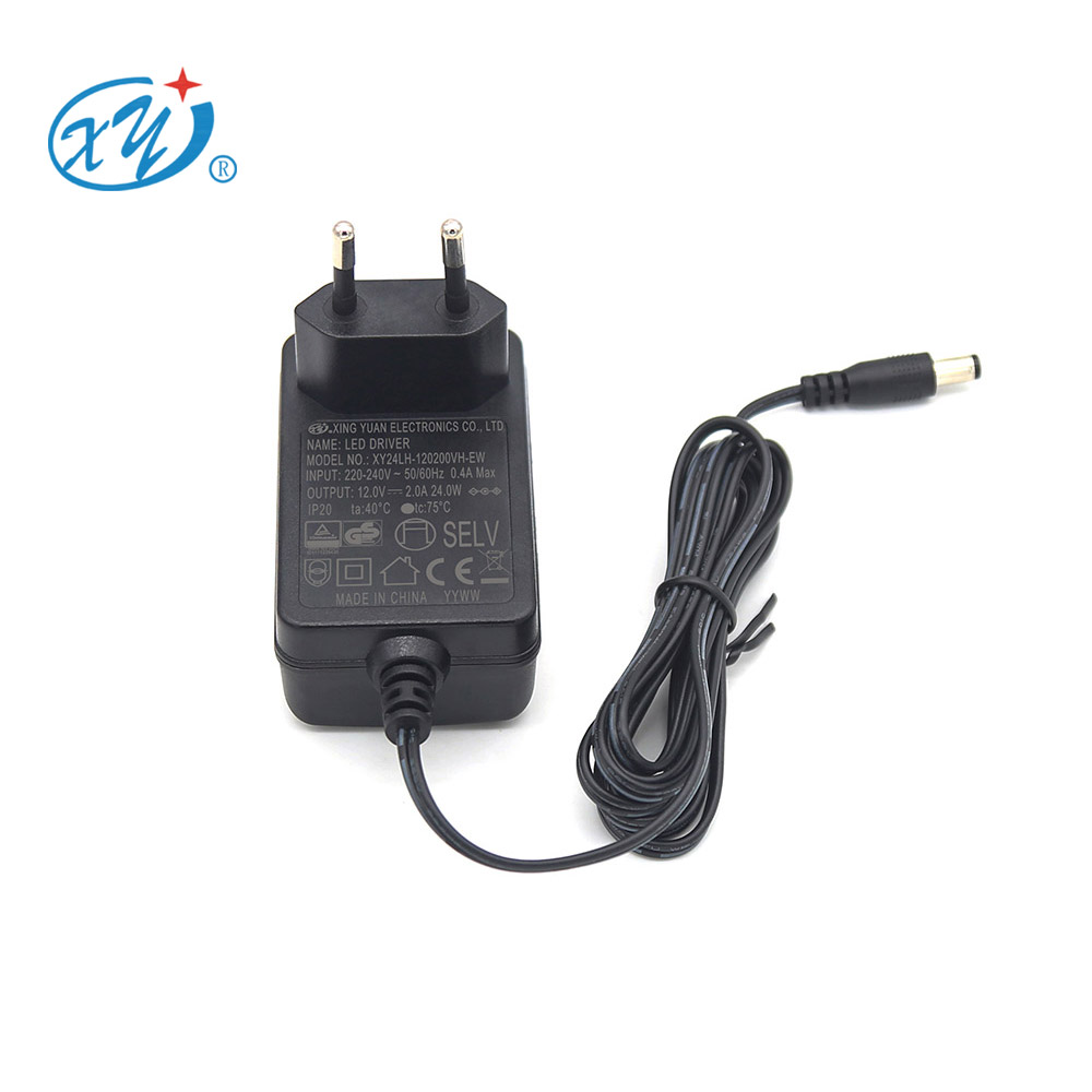 Новый ЕС ErP Высокий PF ac dc адаптер 12v 2a адаптер питания для светодиодной подсветки